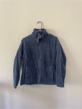 Women’s Corduroy Zip-Up Jacket - Slate Blue